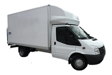 Car Hire Beckton - Ford Luton 3.5 ton Tail Box Lift Truck - Truck hire Beckton